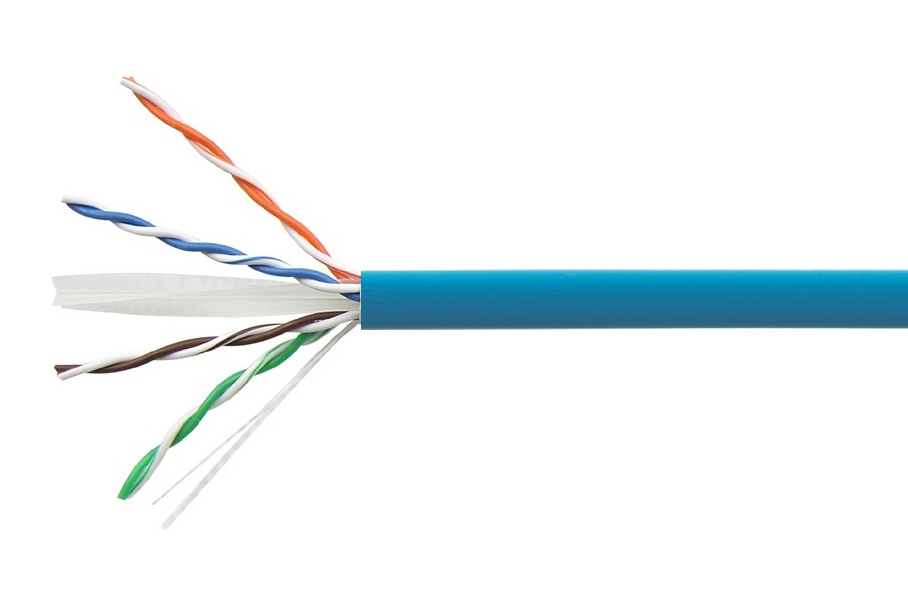 کابل شبکه UTP Cat6 AWG24/7 چندمفتولی (حلقه ۵۰۰ متری)
